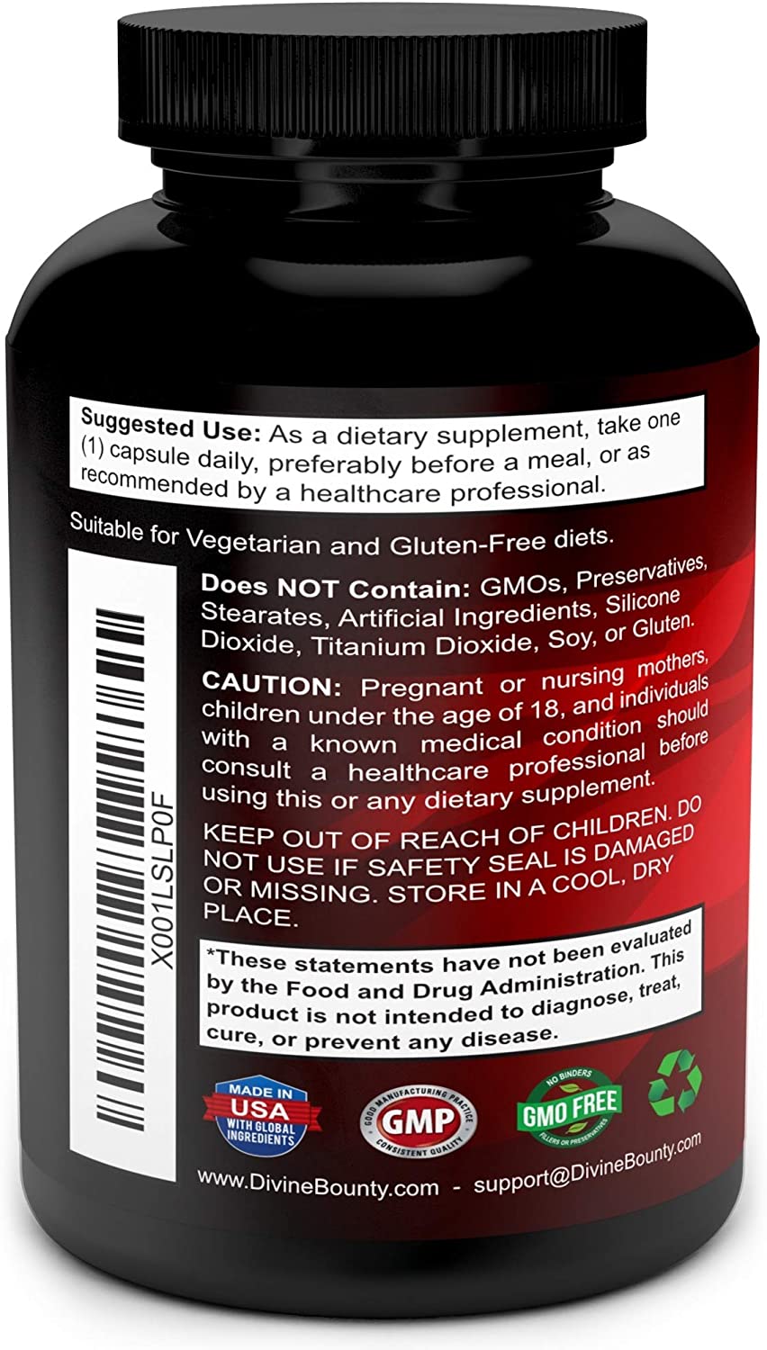 Divine Bounty Digestive Enzymes with Probiotics & Prebiotics 90 Vegetarian Capsules