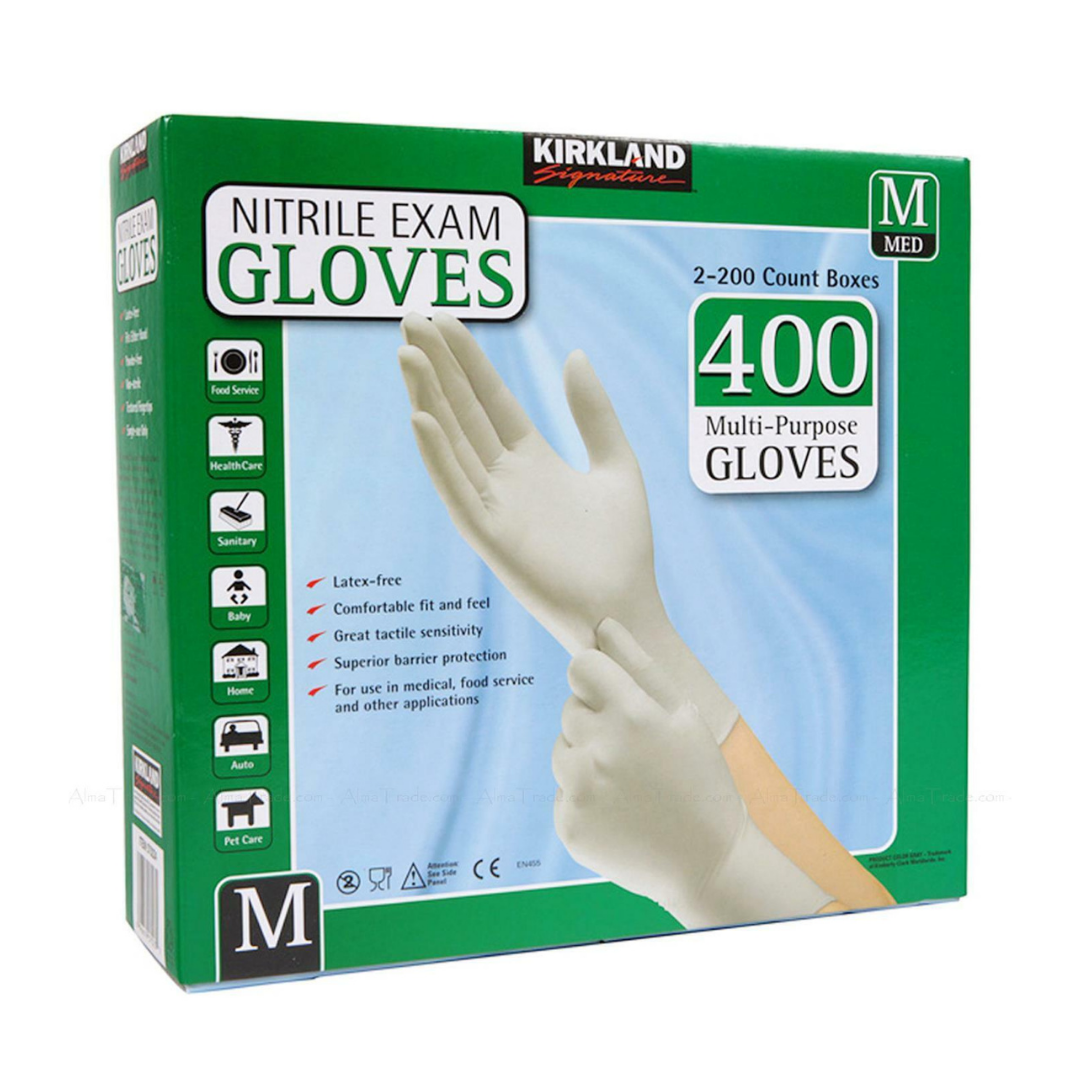 Kirkland Signature Nitrile Exam Gloves 400 Multipurpose Gloves