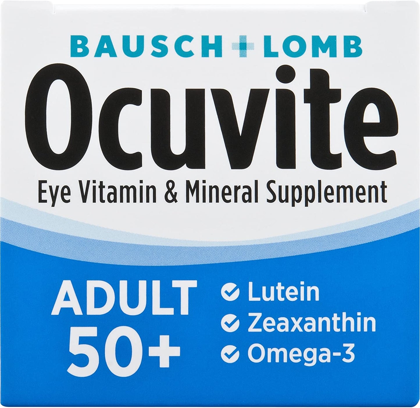 Bausch + Lomb Ocuvite Eye Vitamin & Mineral Supplement for Adult 50+ (90 Softgels)