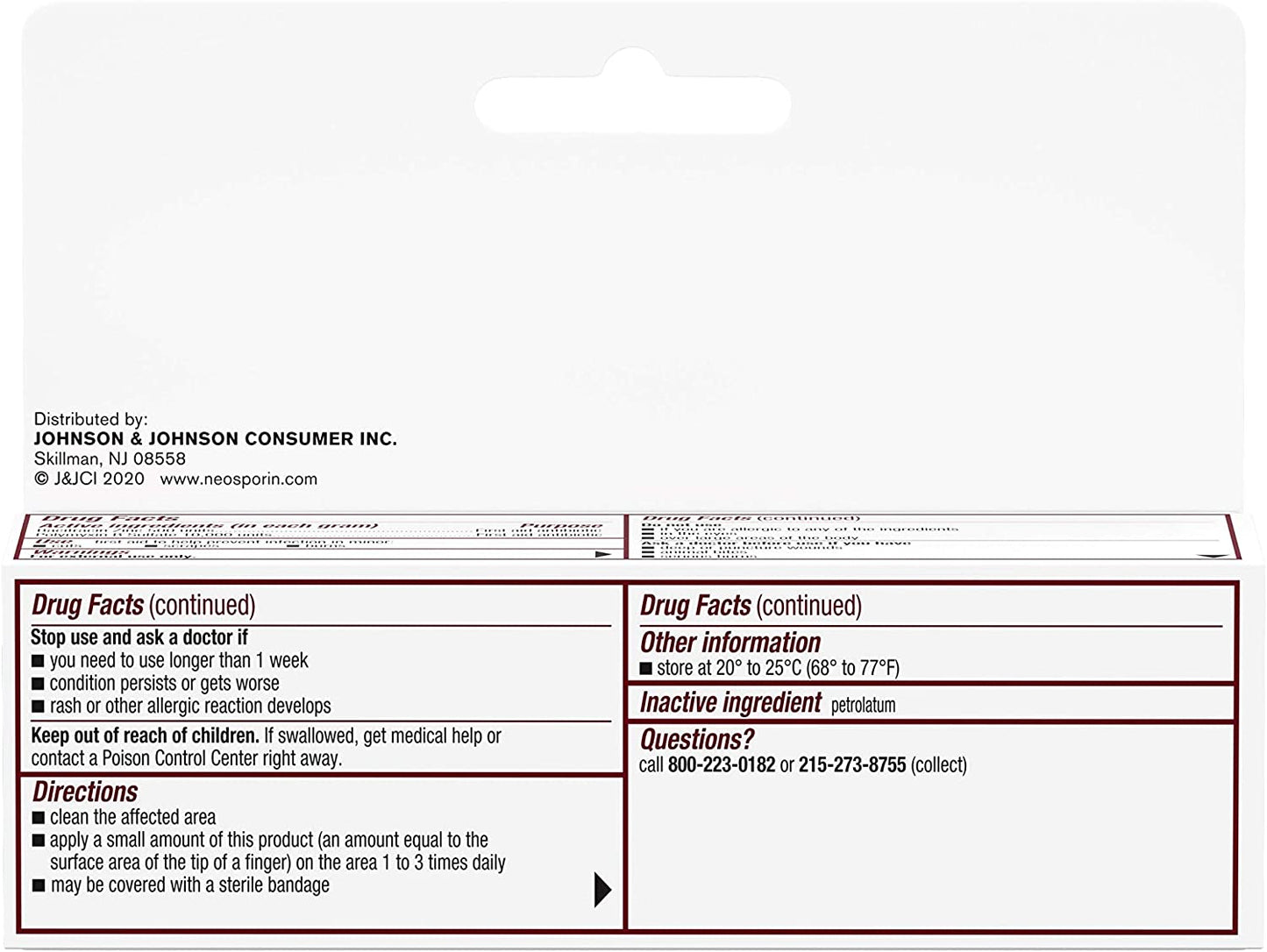 Polysporin First Aid Ointment for Infection Protection & Wound Care, 1 oz. / 28.3 g