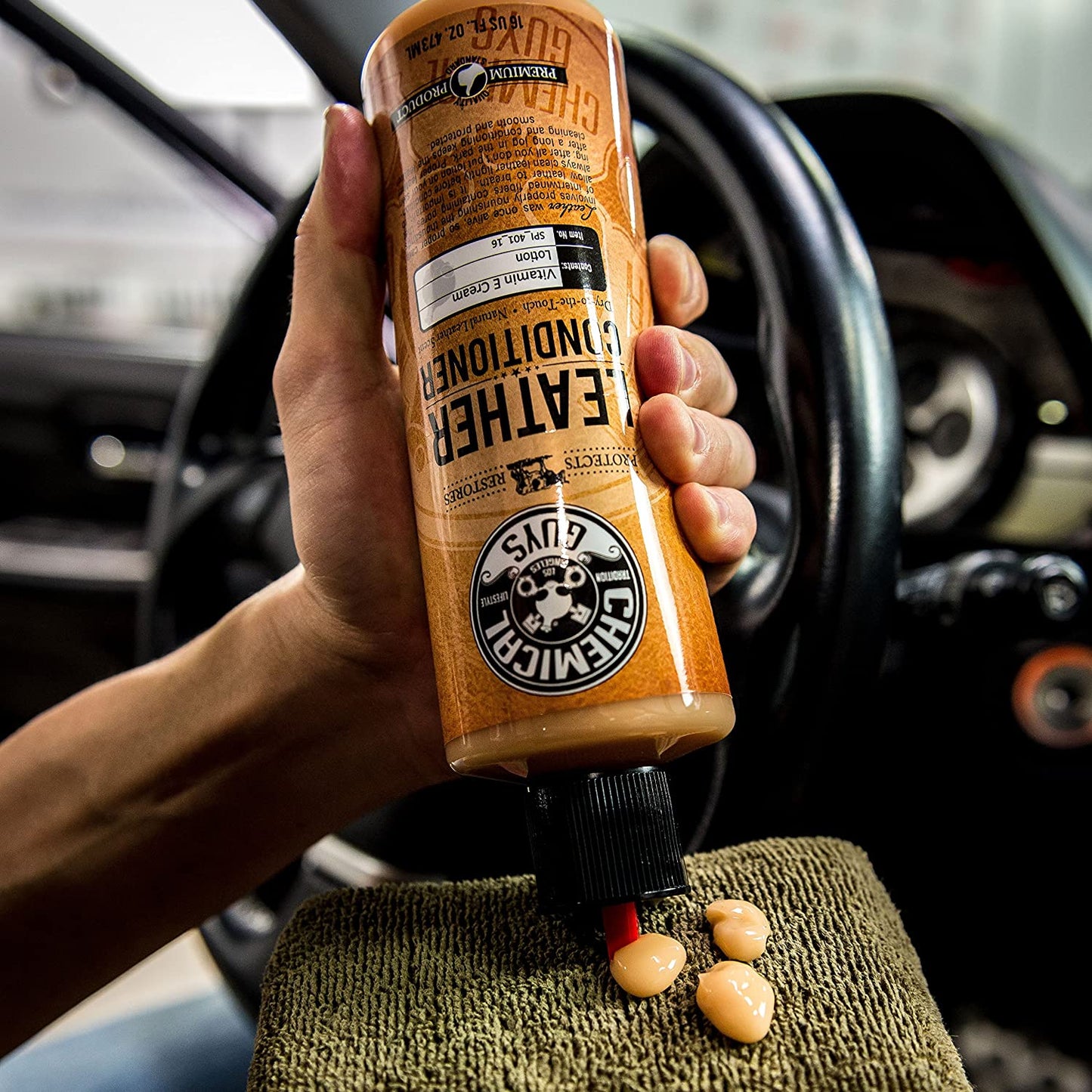 Chemical Guys SPI 401 16 Vintage Series Leather Conditioner, 16 oz. / 473 ml