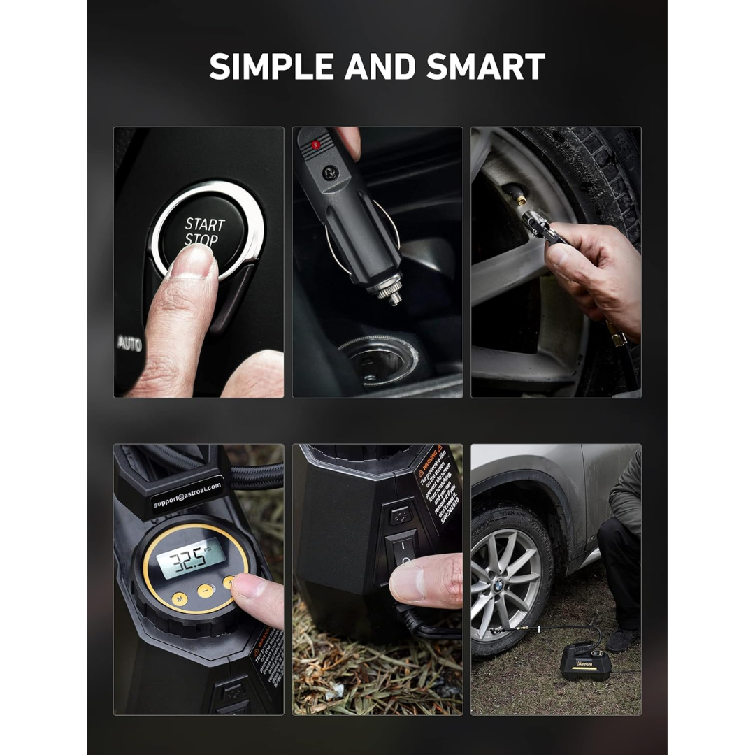 AstroAI CZK-3631 Portable Car Air Pump 12V, 35L / Min