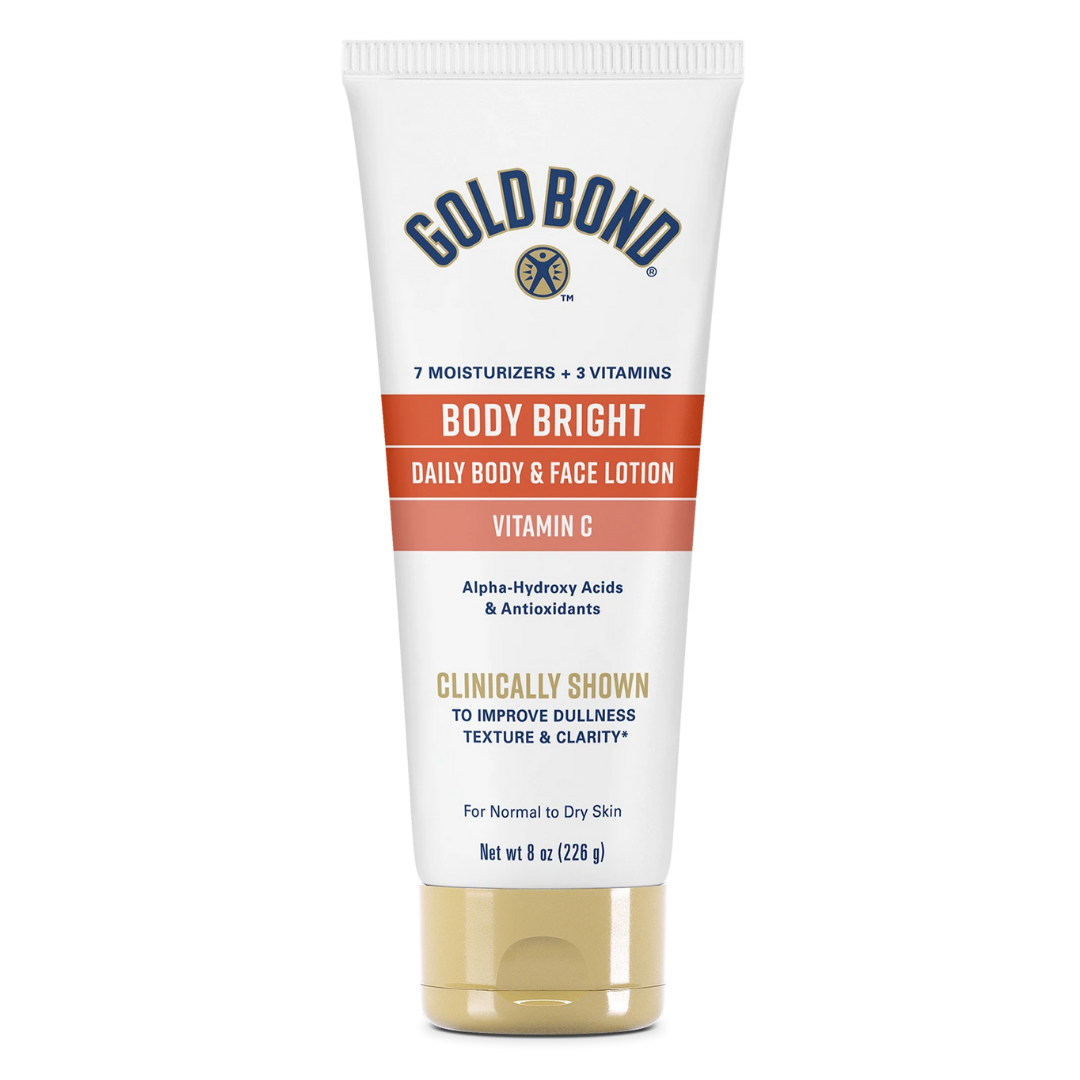 Gold Bond 7 Moisturizers + 3 Vitamins Body & Face Lotion, 8 oz / 226 g