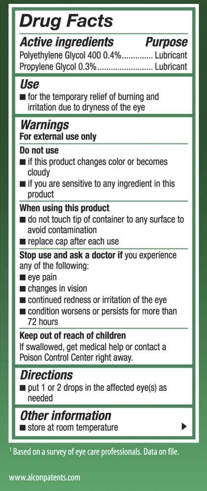 Systane Original Long Lasting Lubricant Eye Drops, 1 oz / 30 ml
