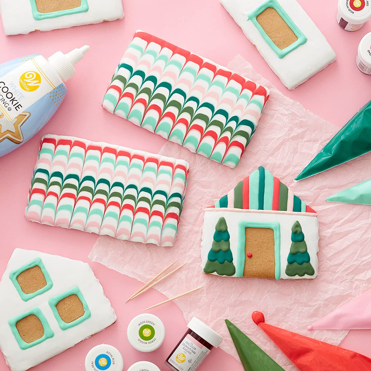 Wilton White Cookie Icing For Baking And Cooking Essentials White - 225g