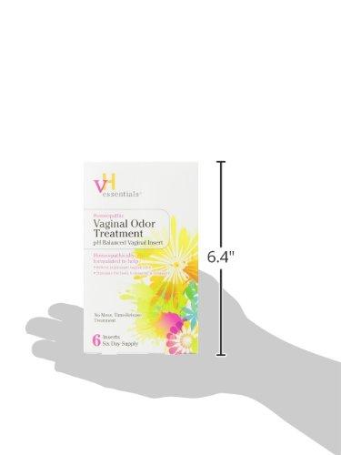 vH Essentials Feminine Odor Treatment pH Balanced Vaginal (6 Tablets) 6 Day Supply
