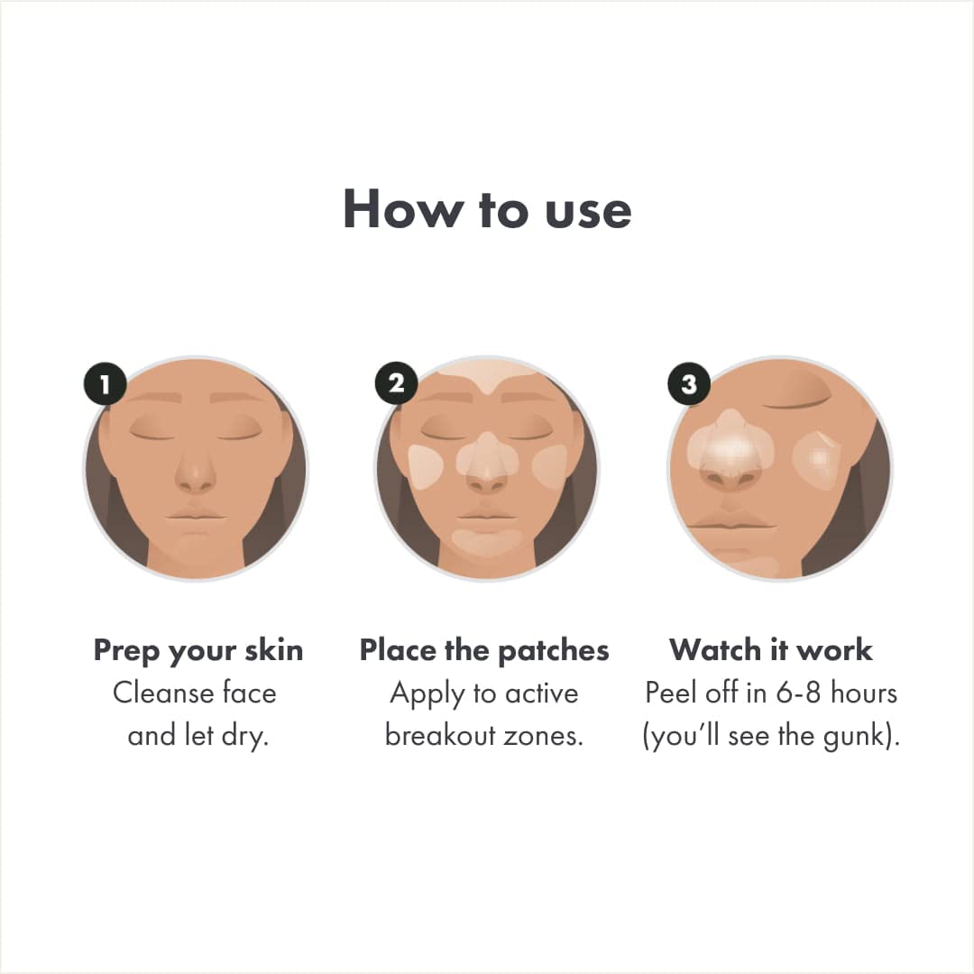 Mighty Patch Face XL Pimple Patch, 5 Hydrocolloid Patches