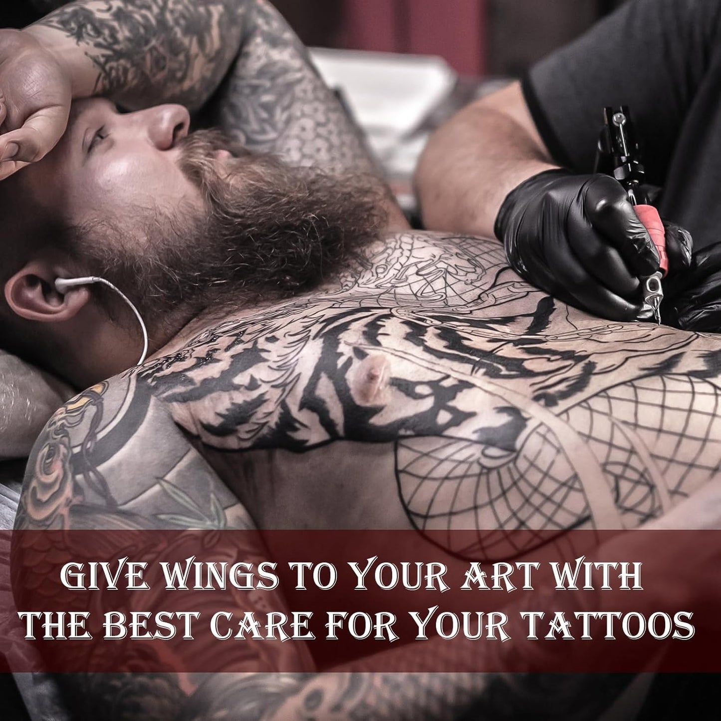 Elaimei Tattoo Cream Aftercare Helps Heal & Prevent Fading 2.6oz / 75g
