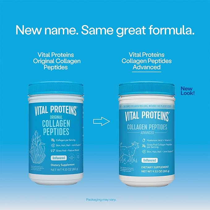 Vital Proteins | Original Collagen Peptides, Unflavored (9.33 oz/ 265g) NO SCOOP