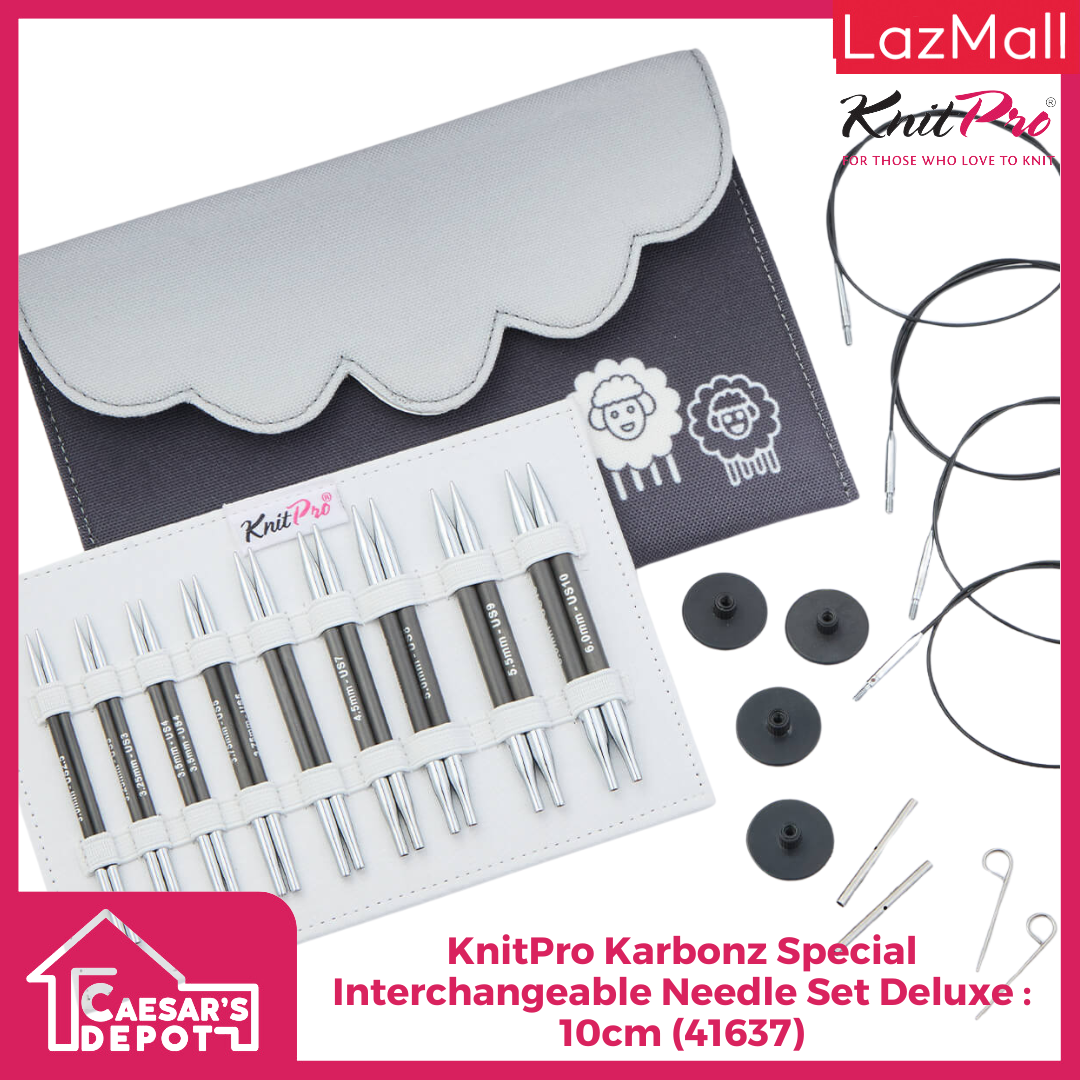 KnitPro Karbonz Special Interchangeable Needle Set Deluxe