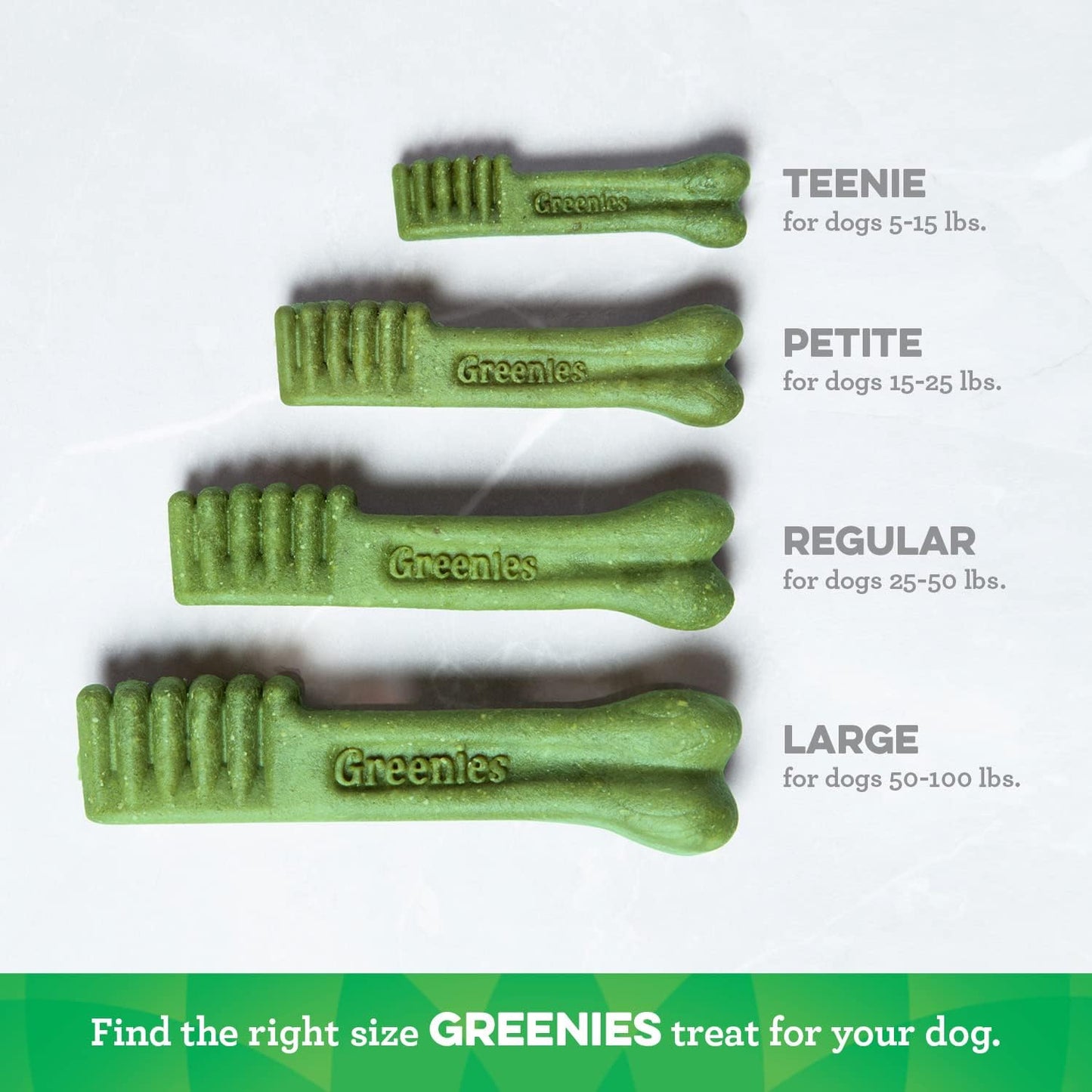 Greenies Dental Treats Original Teenie, 130 Daily Dog Treats