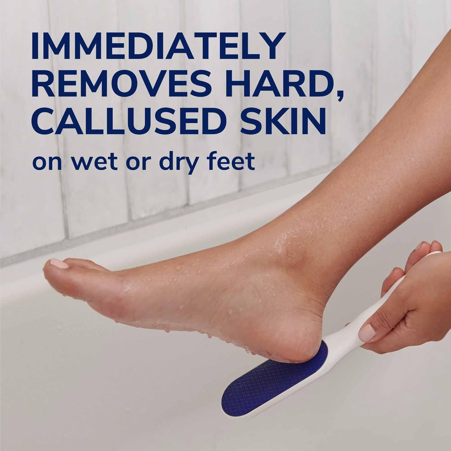 Dr. Scholl's Hard Skin Remover Nano Glass Foot File Exfoliates and Smooths Rough and Callused Skin