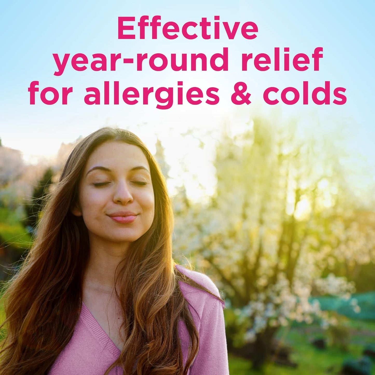 Basic Care Allergy Relief 20mg for Sneezing, Runny Nose , Itchy Throat 400 Tablets