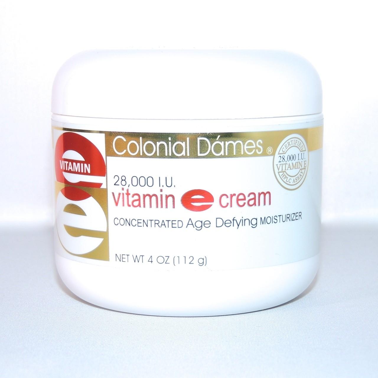Colonial Dames Vitamin E Cream 28, 000 IU 4 oz (112 g)