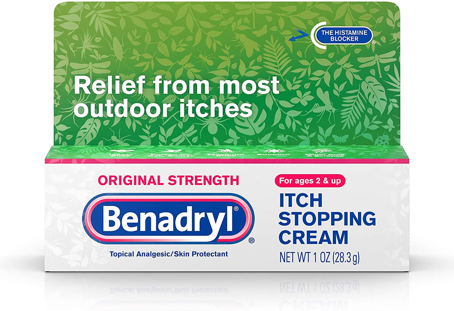 Benadryl Original Strength Itch Stopping Cream, 1 oz. / 28.3g