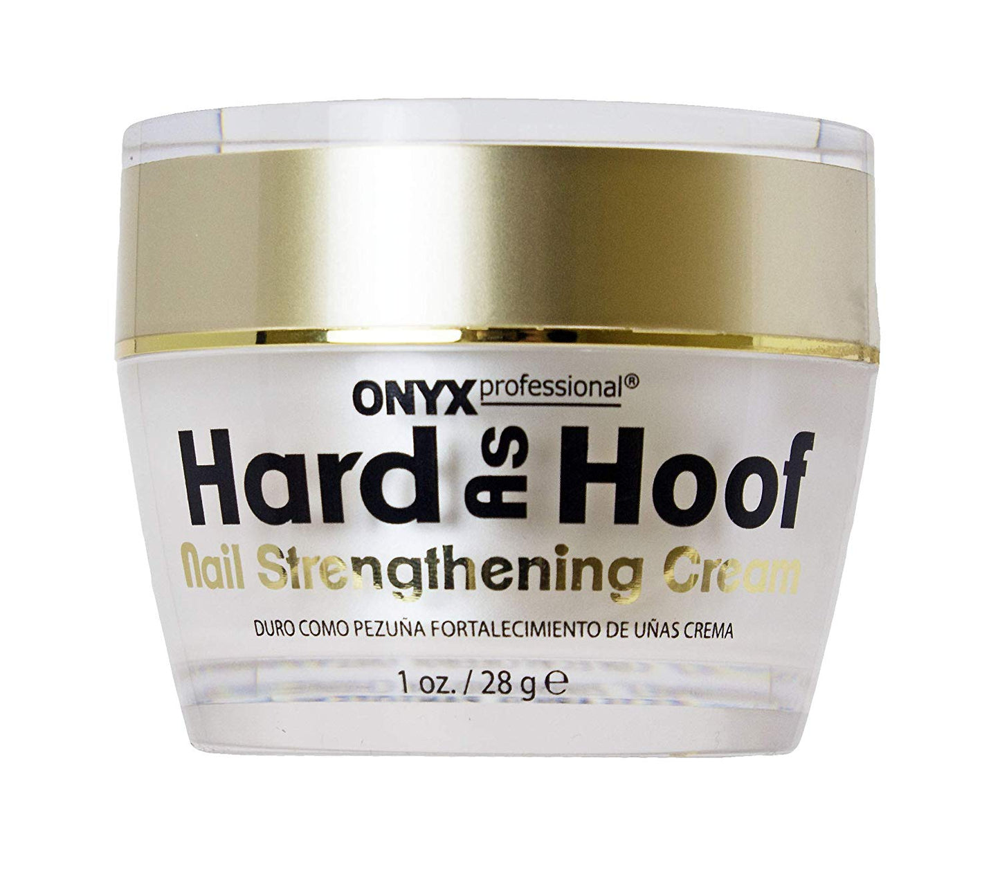 Onyx Hard As Hoof Nail Strengthening Cream with Coconut Scent, 1 oz (Packaging may vary)