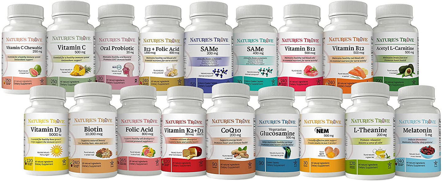 L-Theanine 200mg by Nature's Trove - 120 Vegetarian Capsules