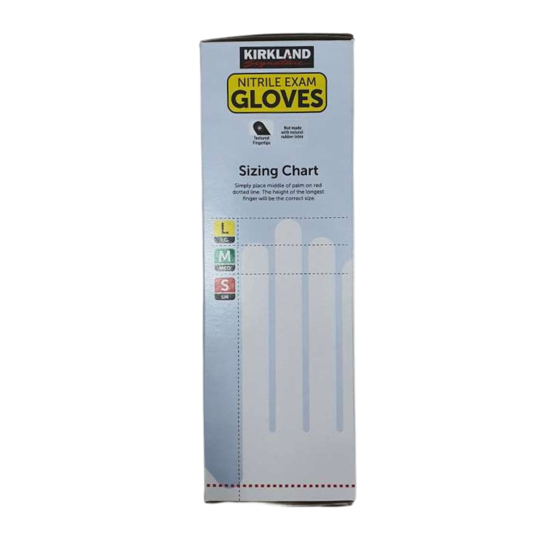 Kirkland Signature Nitrile Exam Gloves Large 200 Multipurpse Gloves