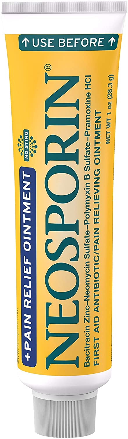 Neosporin +Pain Relief Maximum Strength 24 HR Protection Ointment, 1 oz. / 28.3g