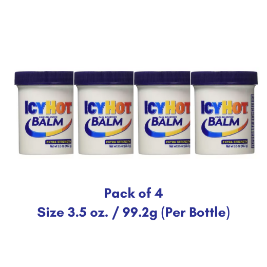 Icy Hot Original Balm, 3.5 oz (Pack of 4)