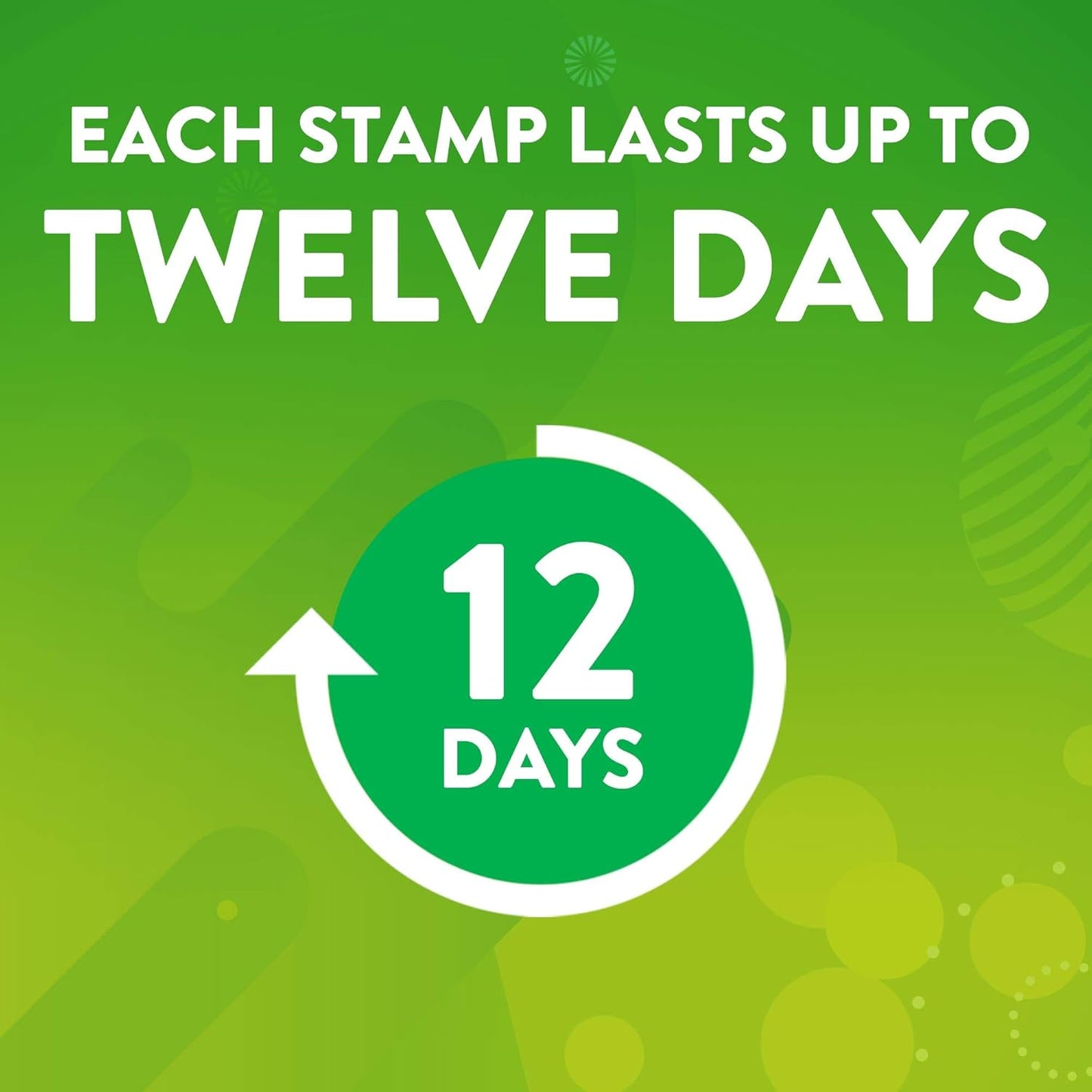 Scrubbing Bubbles Toilet Cleaning Stamp Fresh Gel Lavender 1.34oz / 38g (1 Dispenser & 6 Gel Stamps)