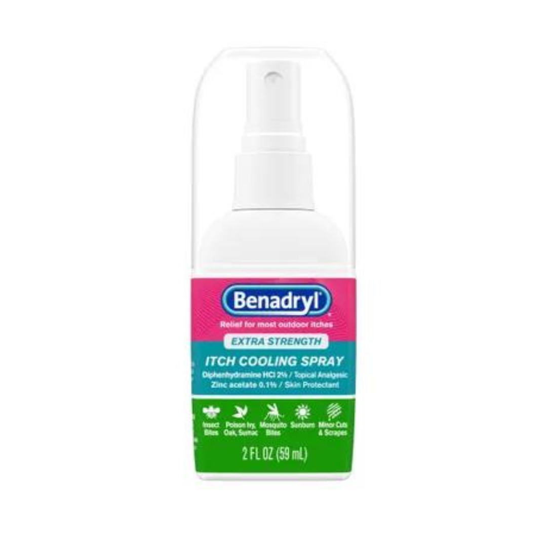 Benadryl Extra Strength Itch Cooling Spray, 2 fl.oz / 59 ml