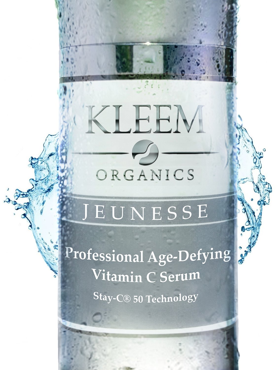 Kleem Organics Vitamin C Serum with Hyaluronic Acid for Face and Eye Stay-C 50 Technology (30 mL) Packaging may Vary