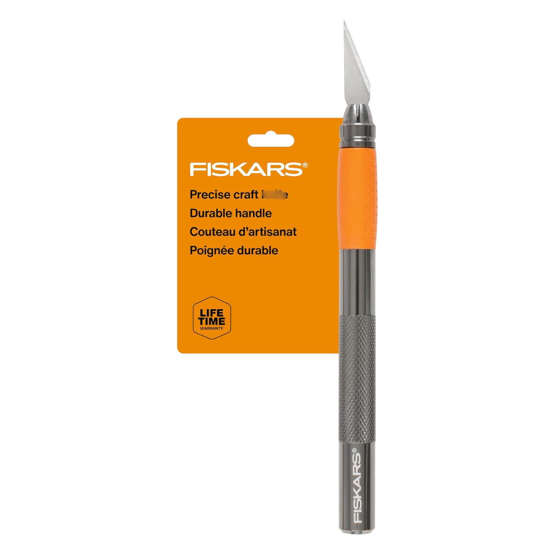 Fiskars Durable Detail #11 Cutter with Softgrip, 1 Count