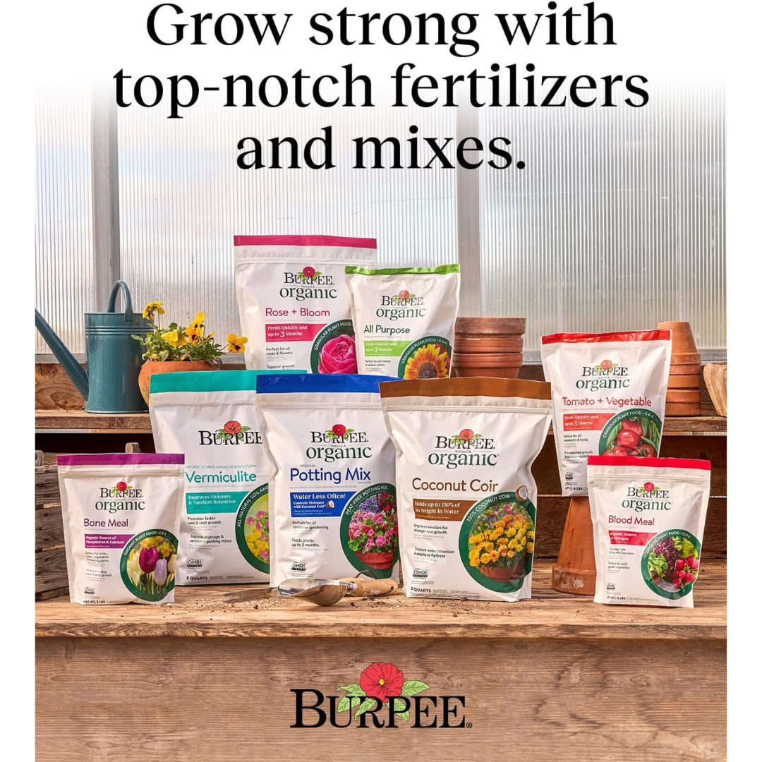 Burpee Natural & Organic Premium Peat-Free Potting Mix 9 Quarts / 1.95kg