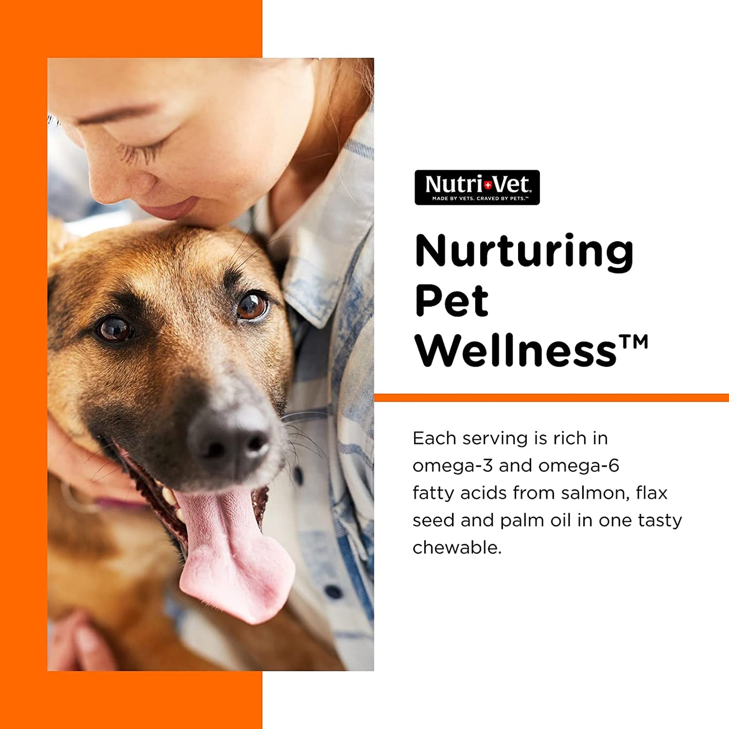 Nutri-Vet Shed Defense Soft Chews for Dogs Hickory Smoke Flavor, 5.3OZ APPROX. 60 SOFT CHEWS