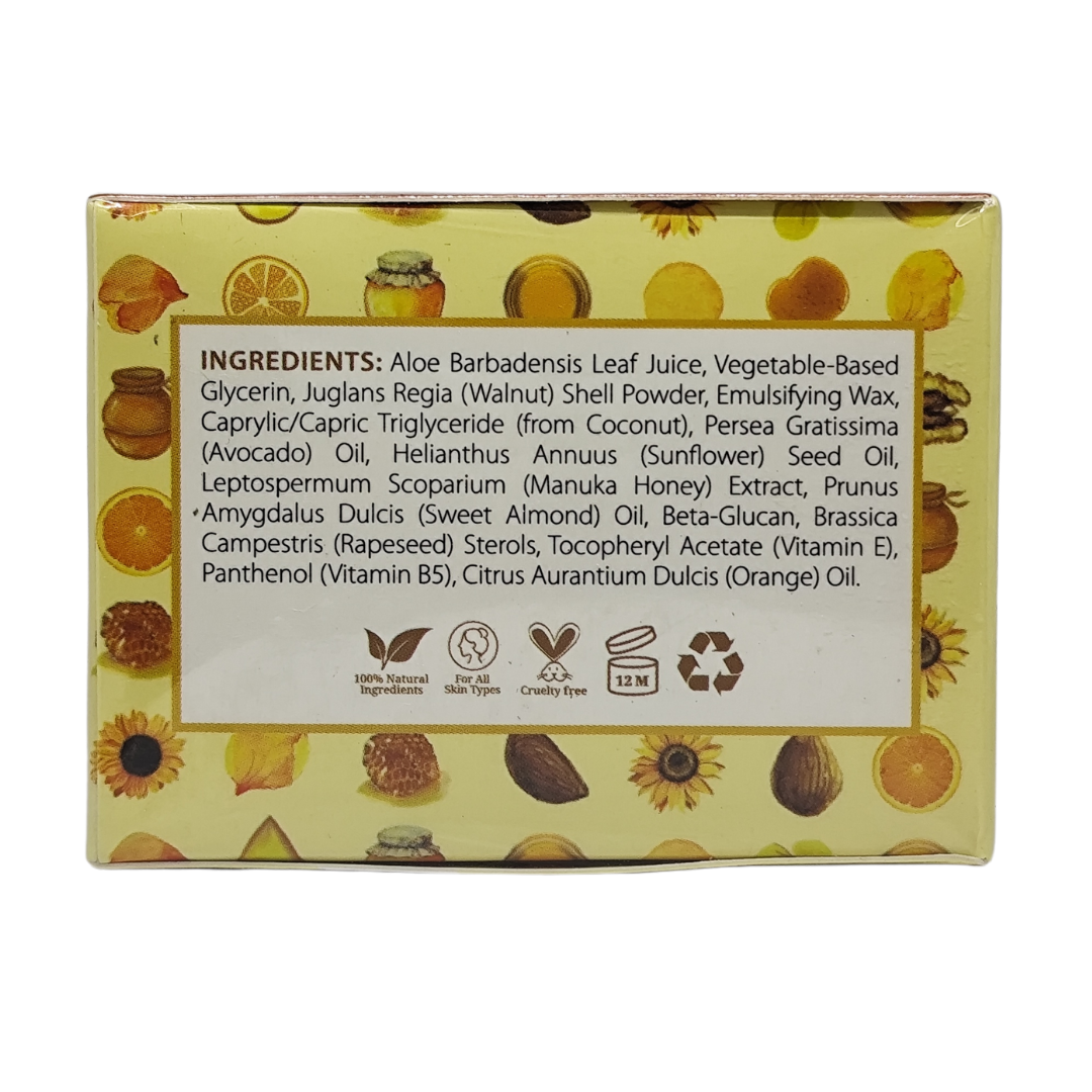 Lily Sado Creamy Honey Walnut Facial Scrub, 112 g / 4 oz.