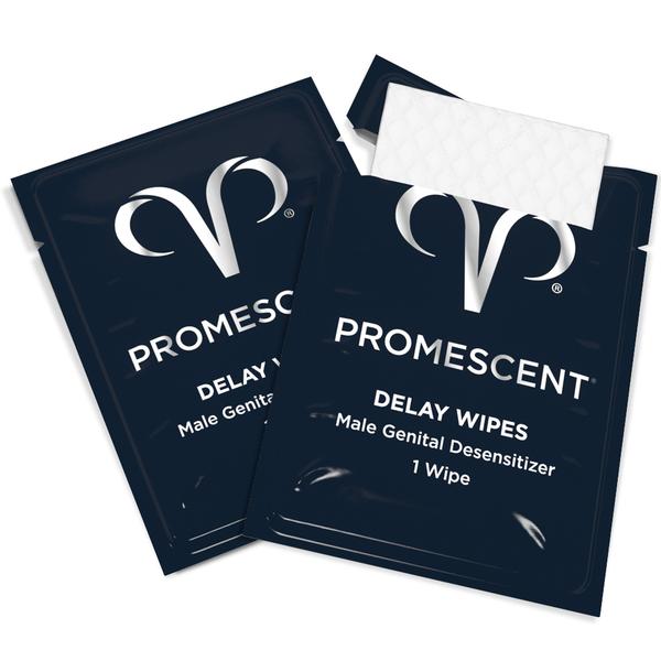 Promescent Delay Wipes Male Desensitizer Prolonged Climax, 5 Wipes