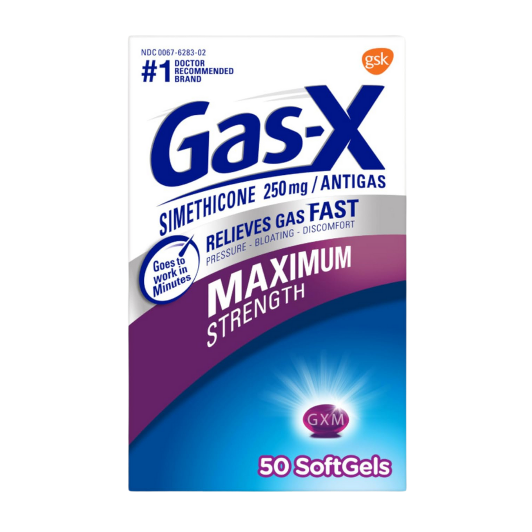 Gas-X Maximum Strength Gas Relief 250mg Antigas
