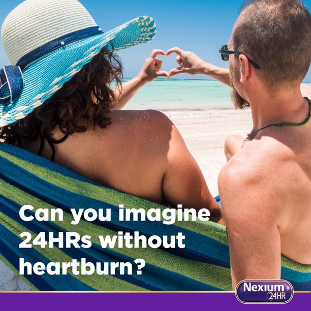 Nexium 24HR Frequent Heartburn Relief 20mg Acid Reducer, 14 Capsules