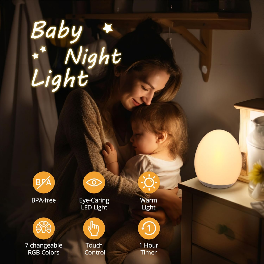 JolyWell Baby Night Light JW-CL002, White