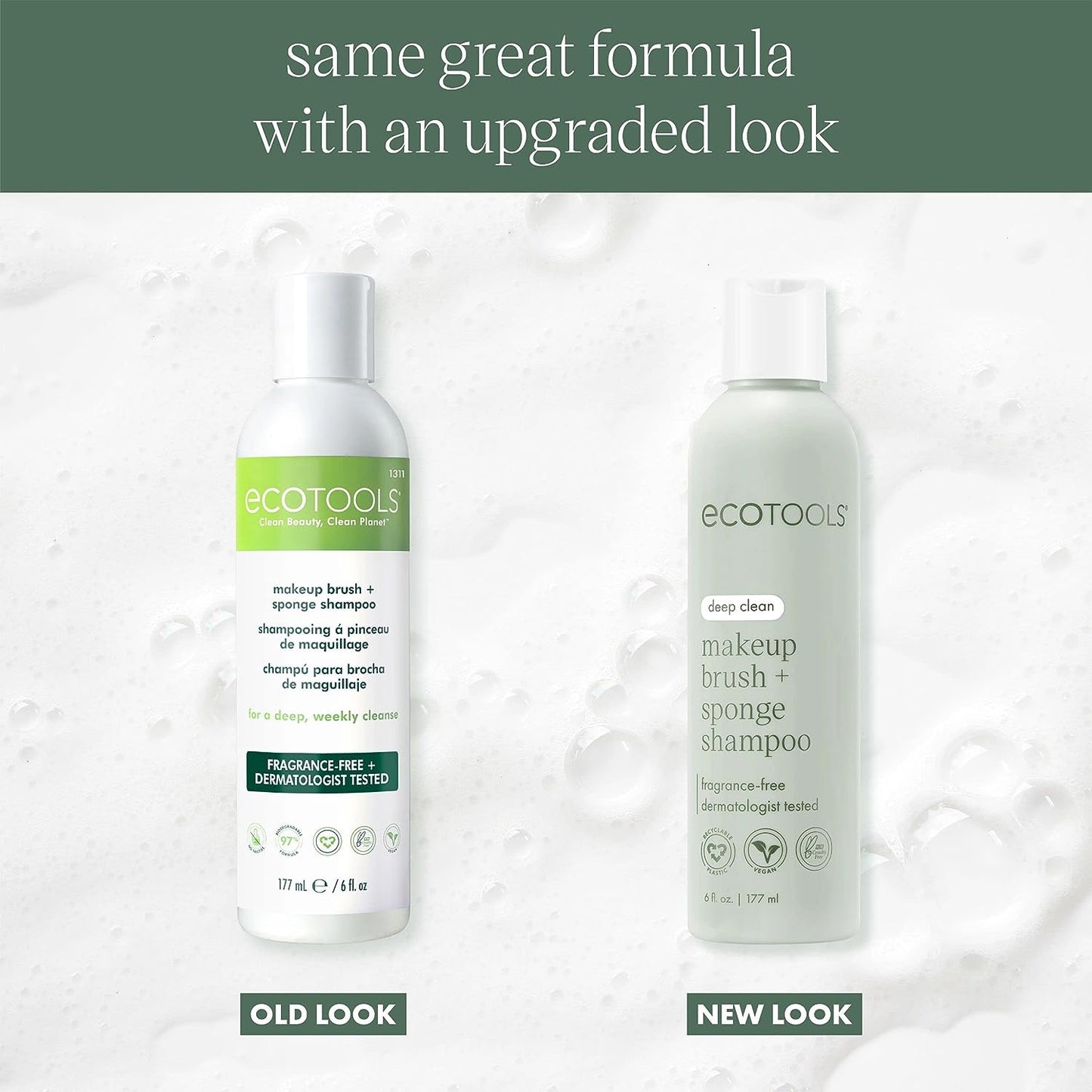 Ecotools Makeup Brush Cleansing Shampoo, 6 fl.oz / 177ml