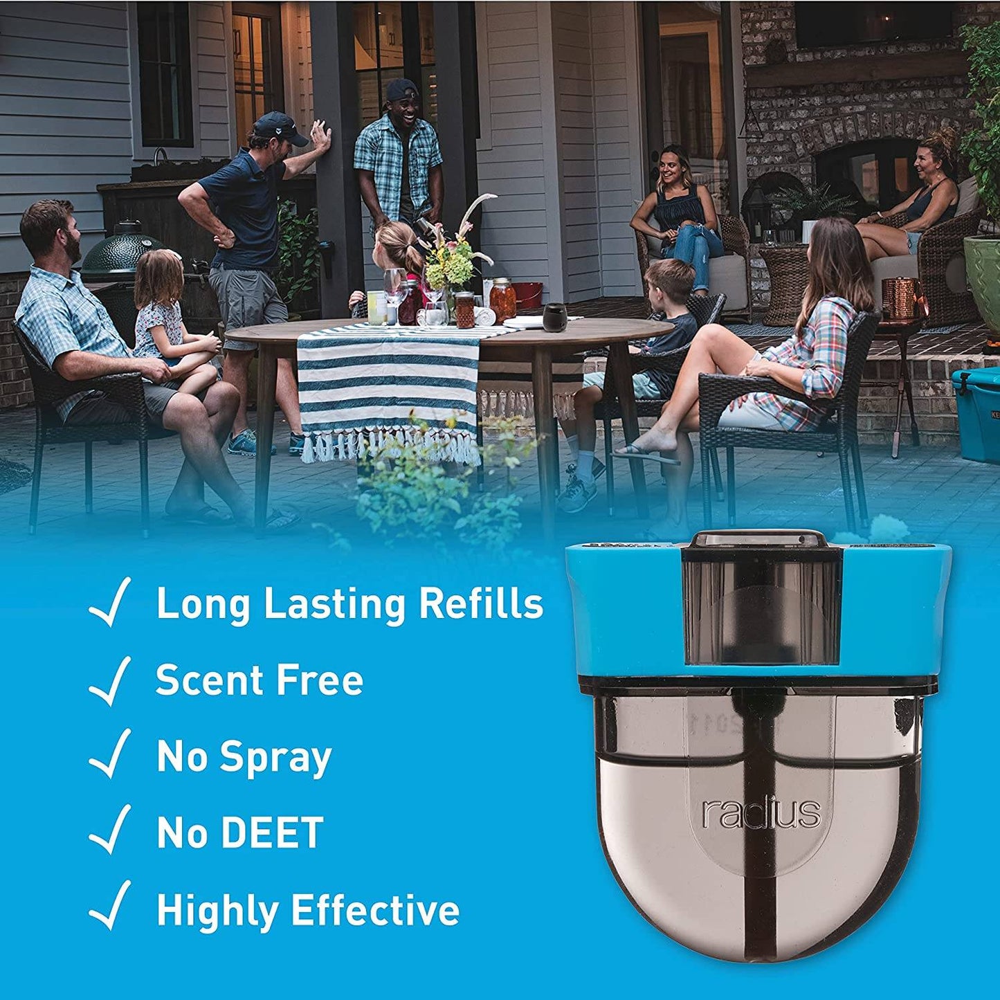 Thermacell Rechargeable Mosquito Repellent Refill Compatible with Thermacell E-Series & Radius Only, 1 Refill