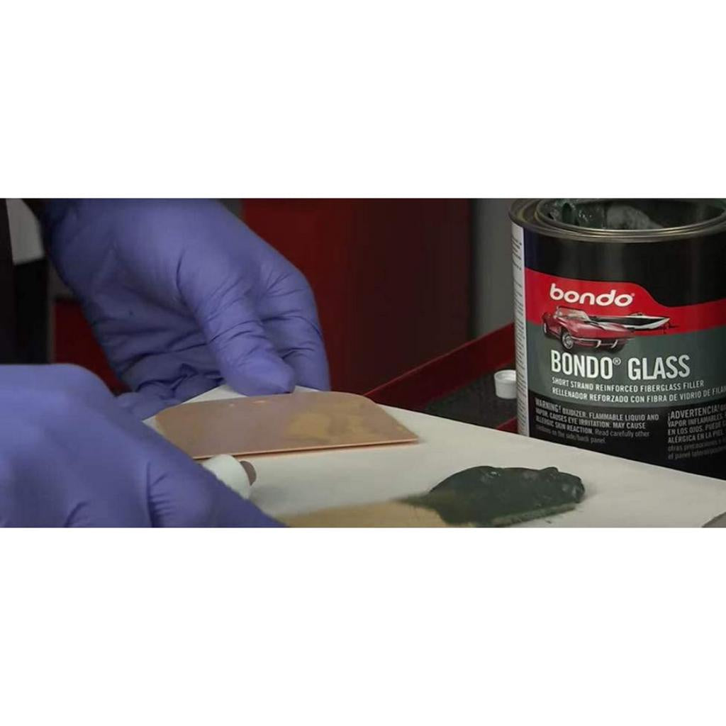 Bondo Glass Short Stand Reinforced Fiberglass Filler - Filler 1.1kg And Hardener 28g