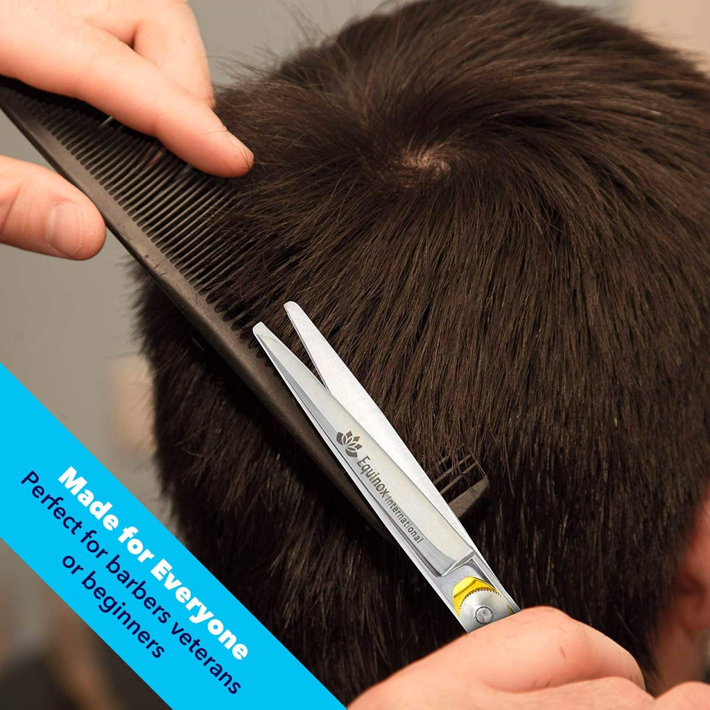 Equinox Professional Series Razor Edge Hair Cutting Scissor (6.5") Removable Finger Rest