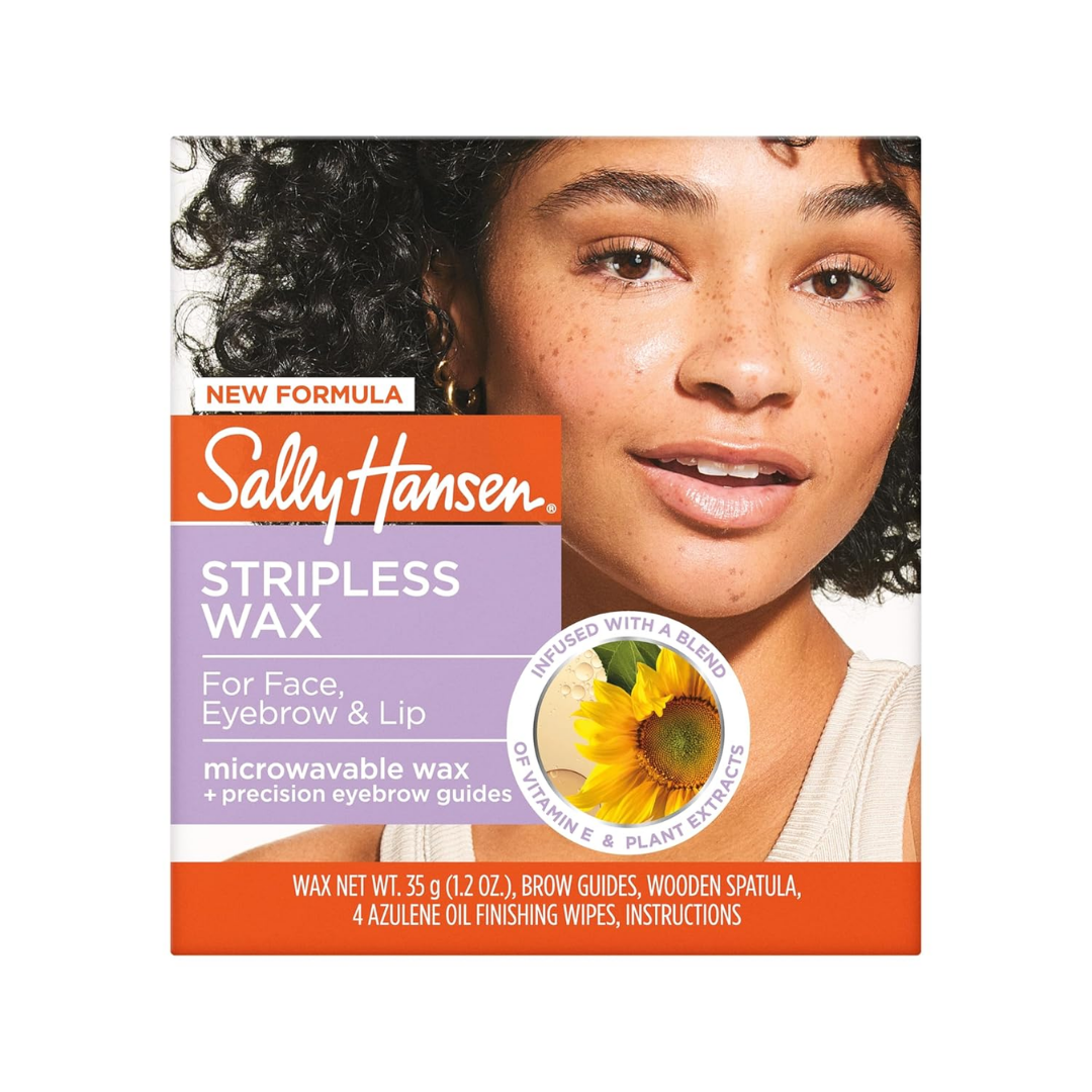 Sally Hansen Stripless Wax Microwavable Face, Eyebrow & Lip 35g / 1.2oz (6797)