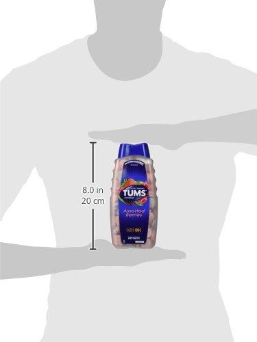Tums Ultra Assorted Berries 265 Chewable Tablets - Maximum Strength Antacid & Calcium Supplement