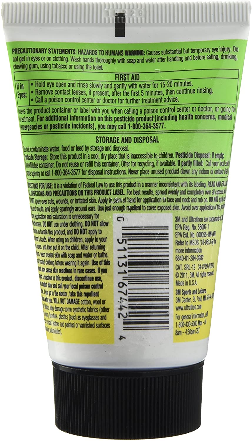 3M Ultrathon Insect Repellent Lotion Up to 12HR Protection, 2 oz. / 56.7g