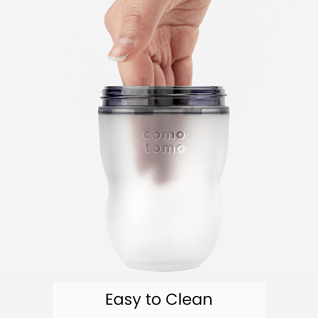 Comotomo 8 Fl Oz Baby Bottle Soft Hygienic Silicone Medium Flow Green 1 Count