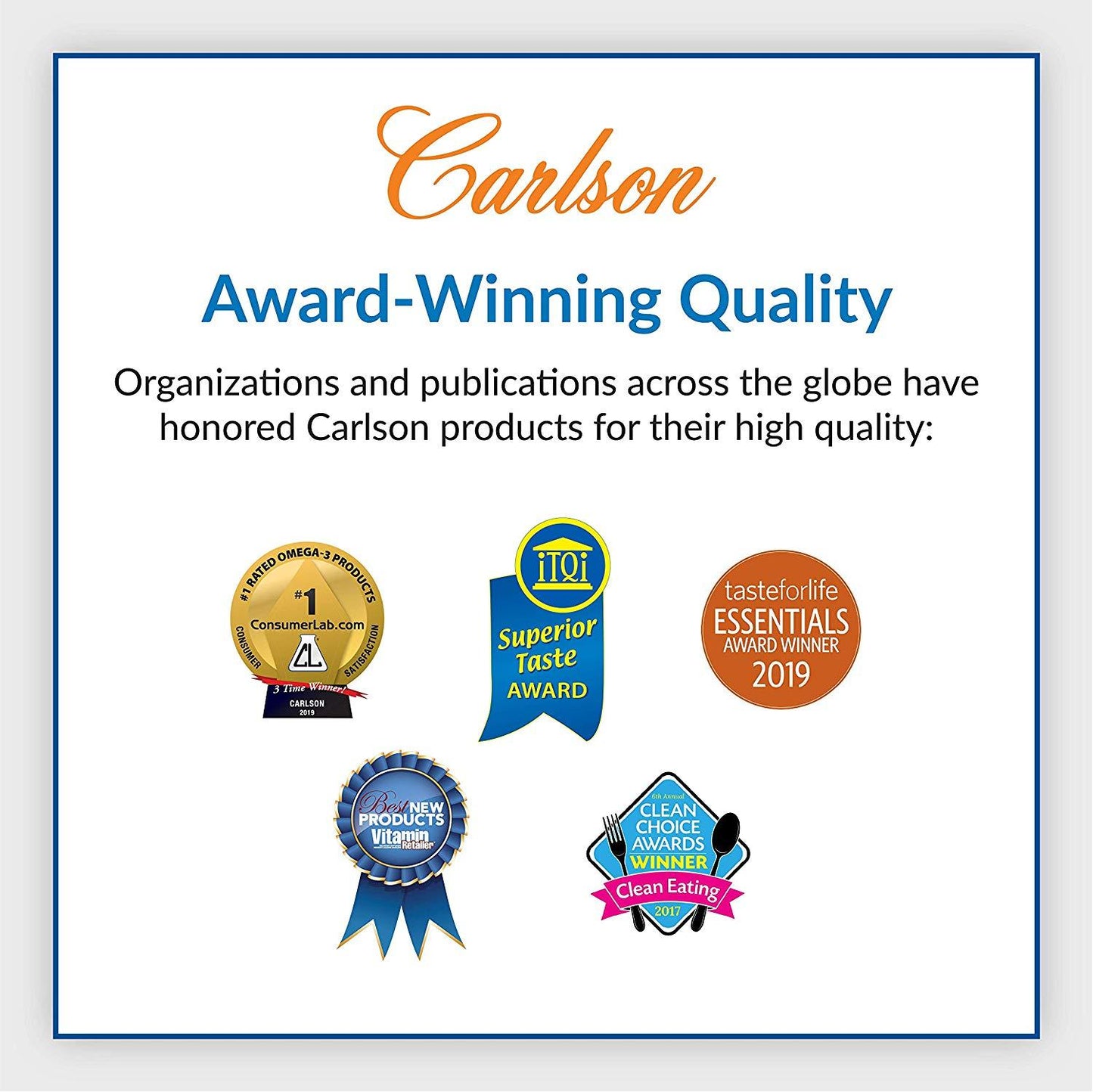 Carlson Vitamin C Gummy 250 mg, Natural Orange Flavor 60 Gummies Immune Support