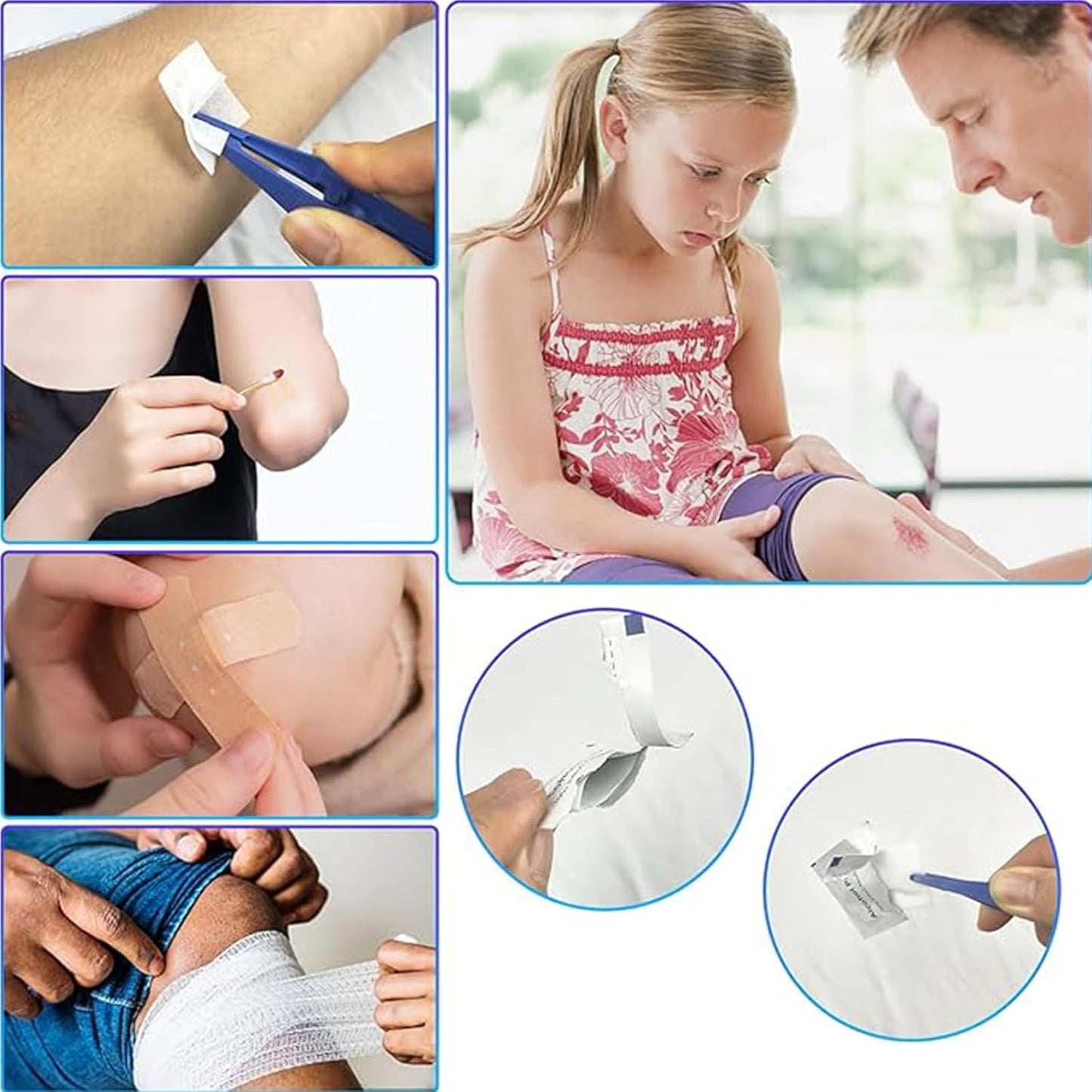 Car First Aid Kits Survival Gear Small Emergency Kit 275 Pieces (Travel Size)