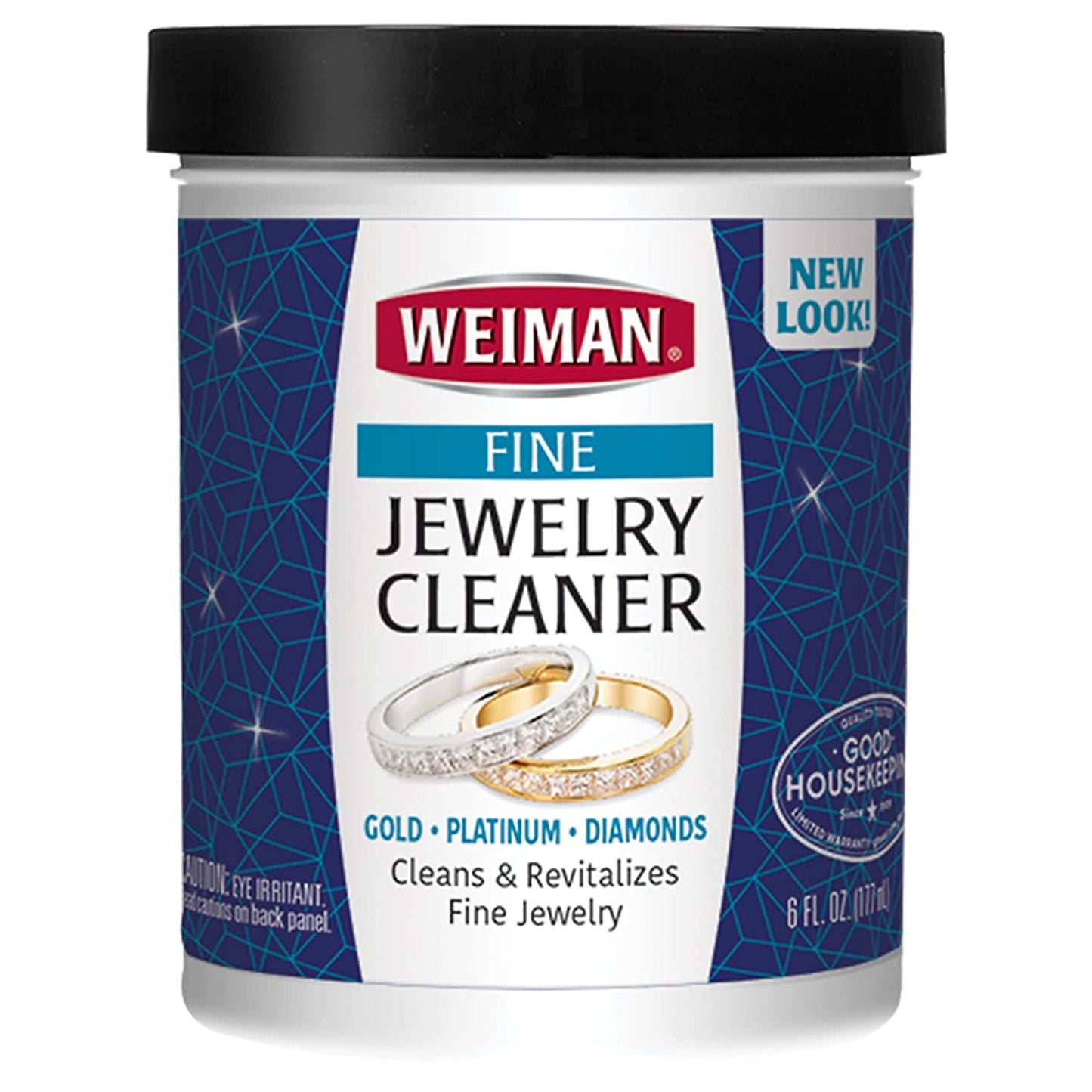 Weiman Fine Jewelry Cleaner For Gold, Platinum, Diamonds Cleans & Revitalizes Fine Jewelry - 177ml