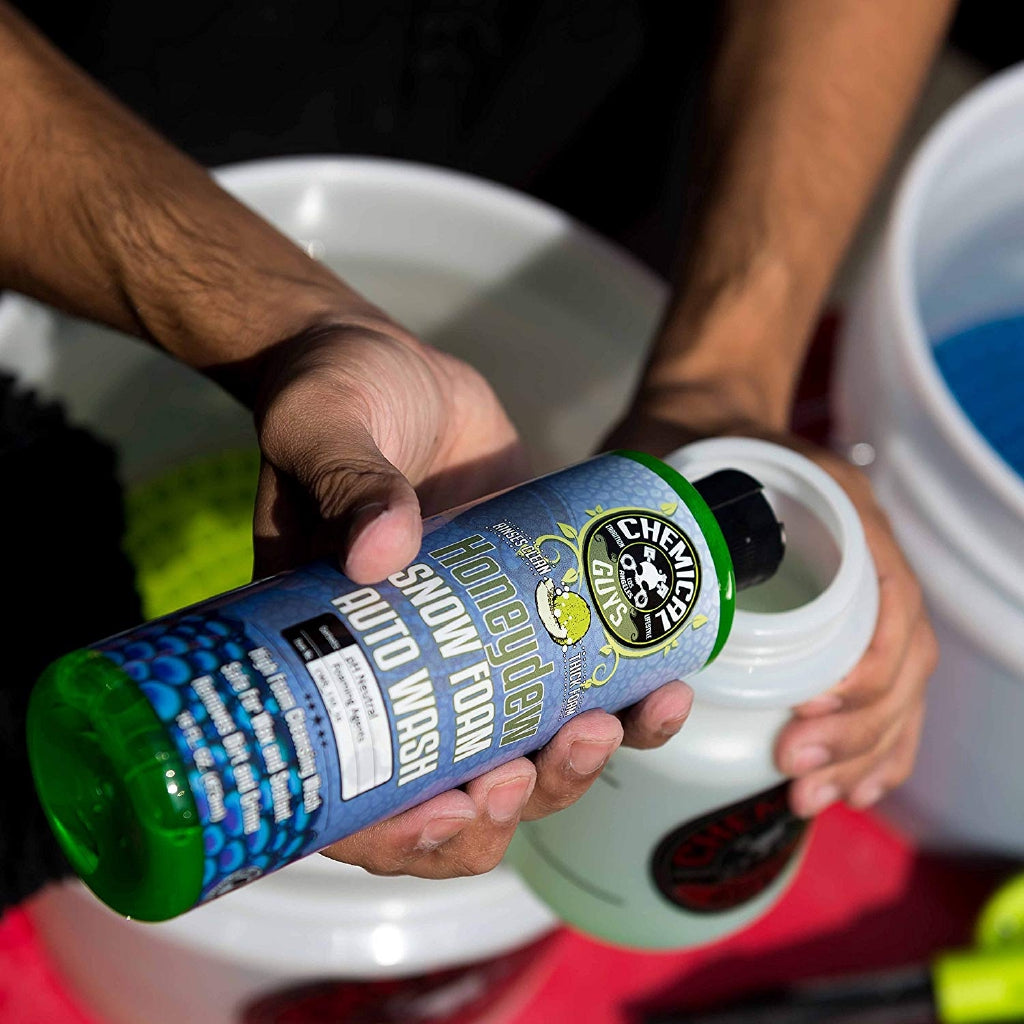 Chemical Guys Honeydew Snow Foam Car Wash Soap and Cleanser (16 oz)