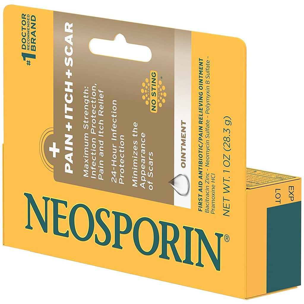 Neo sporin First Aid + Pain, Itch, Scar Ointment, 1.0 oz. / 28.3 g