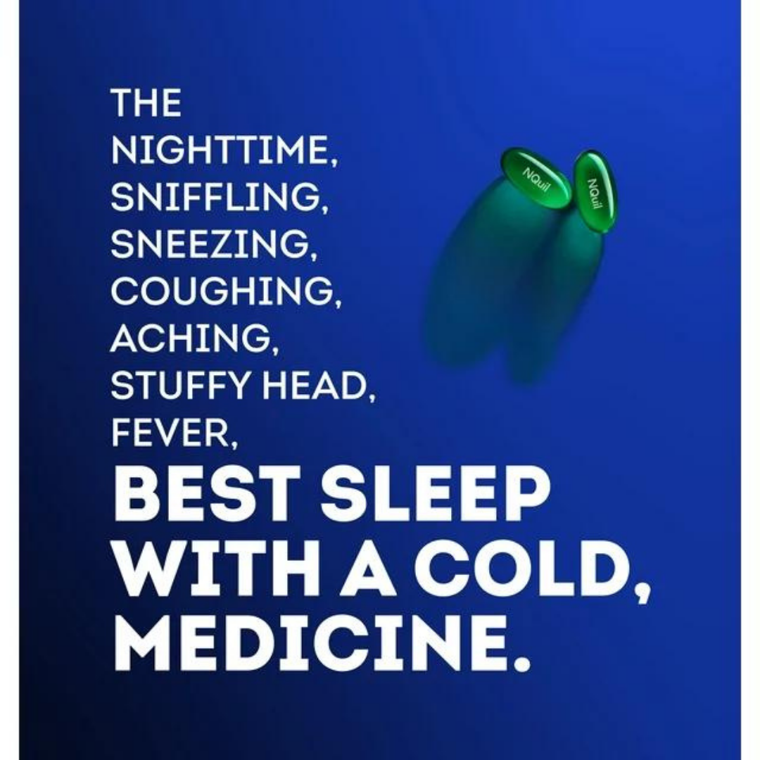 Vicks Nyquil Max Strength Severe Cold And Flu Nighttime Relief 24 Liquicaps