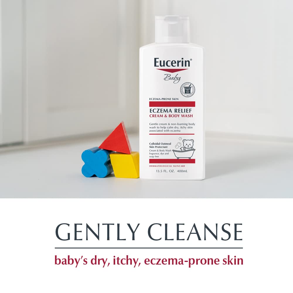 Eucerin Baby Eczema Relief Cream & Body Wash 13.5 fl oz / 400ml